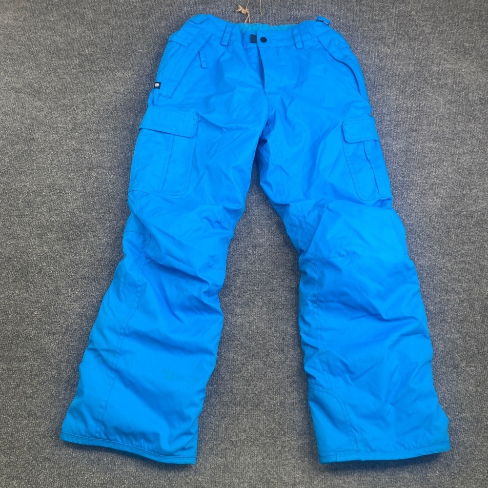 686 Boys All Terrain Snow Pants Blue InfiDRY Waterproof Insulated XL L7W603